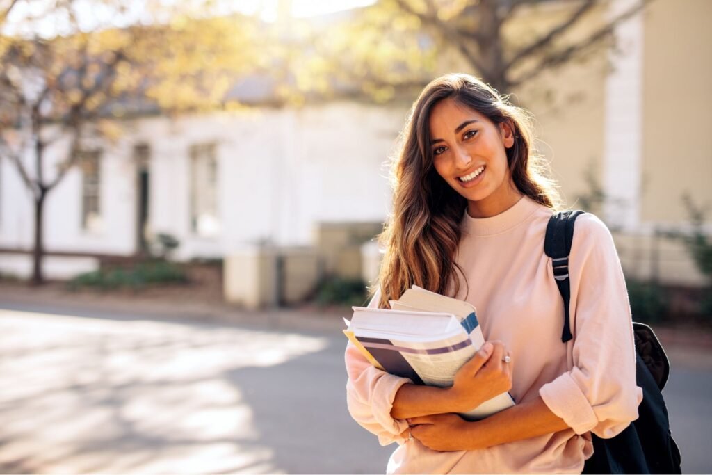 Student Holding Book